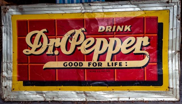 Dr Pepper Vintage Sign